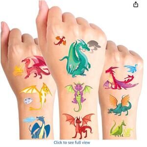 Magic Dragon Waterproof Temporary Tattoos